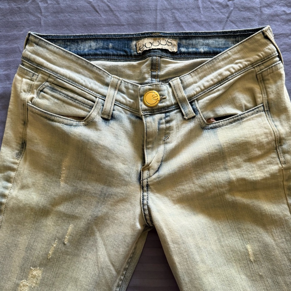 Equus Jeanstyle Women’s Y2K Light Wash Bootcut Jeans Size 8 - Picture 4 of 11